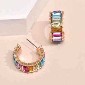 🍋5/$25 Rainbow Cuff Earrings